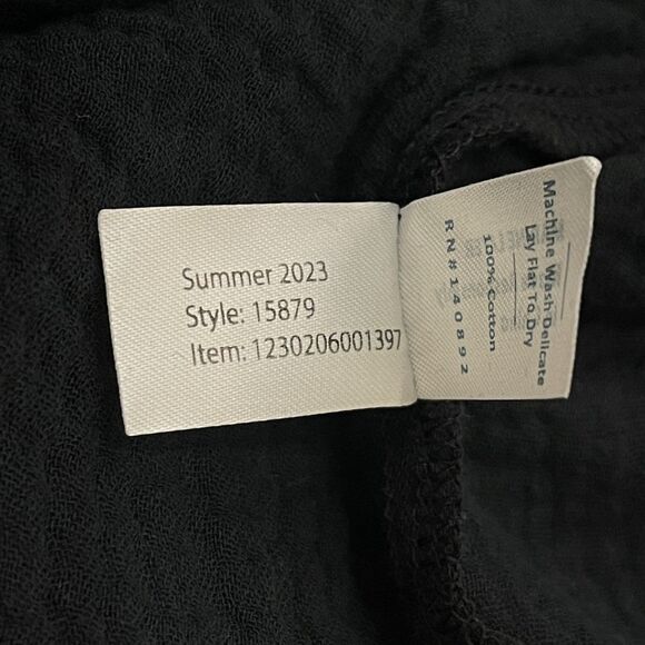 SOLD - Marine Layer 2023 Corinne Double Gauze Cotton Maxi Dress - Picture 7 of 11